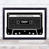 Labi Siffre (Something Inside) So Strong Black & White Music Cassette Tape Song Lyric Print