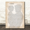 Fleetwood Mac Landslide Father & Child Song Lyric Wall Art Canvas Framed Print