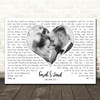First Aid Kit Emmylou Landscape White Heart Any Text Wedding Photo Song Lyric Wall Art Canvas Framed Print