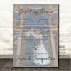George Ezra Hold My Girl Full Page Portrait Photo First Dance Wedding Song Lyric Wall Art Canvas Framed Print