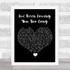 Otis Redding I've Been Loving You Too Long Black Heart Song Lyric Quote Music Print