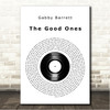 Gabby Barrett The Good Ones Vinyl Record Song Lyric Wall Art Canvas Framed Print