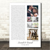 Honeyz Finally Found 3 or 6 Square Wedding Photos White Side Script Song Lyric Wall Art Canvas Framed Print