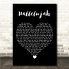 HAIM Hallelujah Black Heart Song Lyric Wall Art Canvas Framed Print