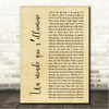 Héloïse Un monde qui sillumine Rustic Script Song Lyric Wall Art Canvas Framed Print