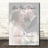 James Arthur Say You Wont Let Go Full Page Portrait Photo First Dance Wedding Song Lyric Wall Art Canvas Framed Print
