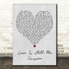 Jason Mraz Love Is Still the Answer Grey Heart Song Lyric Wall Art Canvas Framed Print
