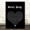 Robbie Williams Nan's Song Black Heart Song Lyric Quote Music Print