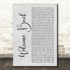 John Sebastian Welcome Back Grey Rustic Script Song Lyric Wall Art Canvas Framed Print
