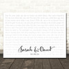 John Legend You & I Landscape Smudge White Grey Wedding Photo Song Lyric Wall Art Canvas Framed Print