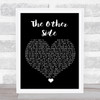 Ruelle The Other Side Black Heart Song Lyric Quote Music Print