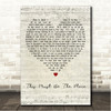 Jamie Webster This Must Be The Place Script Heart Song Lyric Wall Art Canvas Framed Print
