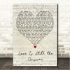 Jason Mraz Love Is Still the Answer Script Heart Song Lyric Wall Art Canvas Framed Print