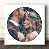 John Adams Amen Square Vinyl Record Wedding Photo White Song Lyric Wall Art Canvas Framed Print