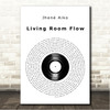 Jhené Aiko Living Room Flow Vinyl Record Song Lyric Wall Art Canvas Framed Print