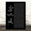 Keala Settle This Is Me Black Script Song Lyric Wall Art Canvas Framed Print
