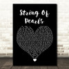 Soul Asylum String Of Pearls Black Heart Song Lyric Quote Music Print