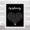 Staind Epiphany Black Heart Song Lyric Quote Music Print
