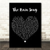 Led Zeppelin The Rain Song Black Heart Song Lyric Wall Art Canvas Framed Print