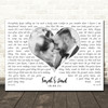 Lady Antebellum When You Got A Good Thing Landscape White Heart Any Text Wedding Photo Song Lyric Wall Art Canvas Framed Print