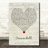 Little Mix Cannonball Script Heart Song Lyric Wall Art Canvas Framed Print