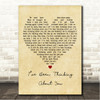 Londonbeat Ive Been Thinking About You Vintage Heart Song Lyric Wall Art Canvas Framed Print