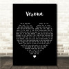 Muse Verona Black Heart Song Lyric Wall Art Canvas Framed Print