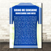 Morecambe and Wise Bring Me Sunshine Football Shirt Song Lyric Wall Art Canvas Framed Print