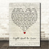Madness Night Boat to Cairo Script Heart Song Lyric Wall Art Canvas Framed Print