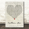 Melanie C Northern Star Script Heart Song Lyric Wall Art Canvas Framed Print