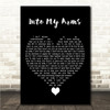 Nick Cave & The Bad Seeds Into My Arms Black Heart Song Lyric Wall Art Canvas Framed Print
