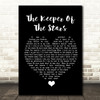 Tracy Byrd The Keeper Of The Stars Black Heart Song Lyric Quote Music Print