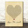 Notorious B.I.G. Sky's The Limit Vintage Heart Song Lyric Wall Art Canvas Framed Print