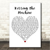 OMD Kissing the Machine White Heart Song Lyric Wall Art Canvas Framed Print