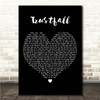 P!nk TRUSTFALL Black Heart Song Lyric Wall Art Canvas Framed Print