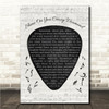 Pink Floyd Shine On You Crazy Diamond Guitar Pick Plectrum Song Lyric Wall Art Canvas Framed Print