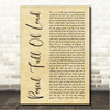 Paolo Nutini Pencil Full Of Lead Rustic Script Song Lyric Wall Art Canvas Framed Print