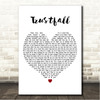 P!nk TRUSTFALL White Heart Song Lyric Wall Art Canvas Framed Print
