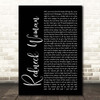 Gretchen Wilson Redneck Woman Black Script Song Lyric Print