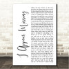 Queens of the Stone Age I Appear Missing White Script Song Lyric Wall Art Canvas Framed Print