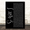 Hillsong United So Will I Black Script Song Lyric Print