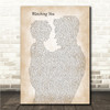 Rodney Atkins Watching You Father & Child Song Lyric Wall Art Canvas Framed Print
