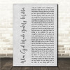 Riley Roth When God Made You My Mother Grey Rustic Script Song Lyric Wall Art Canvas Framed Print