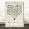Randy Travis Three Wooden Crosses Script Heart Song Lyric Wall Art Canvas Framed Print