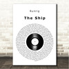 Runrig The Ship Vinyl Record Song Lyric Wall Art Canvas Framed Print