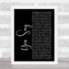 Lauren Daigle You Say Black Script Song Lyric Print