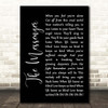 Linkin Park The Messenger Black Script Song Lyric Print