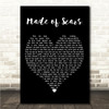 Stone Sour Made of Scars Black Heart Song Lyric Wall Art Canvas Framed Print