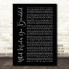 One Direction What Makes You Beautiful Black Script Song Lyric Print
