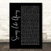 Rise Against Swing Life Away Black Script Song Lyric Print